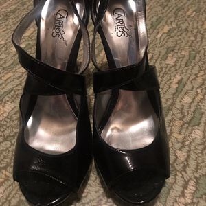Black Cross heels - Carlos - 7.5
